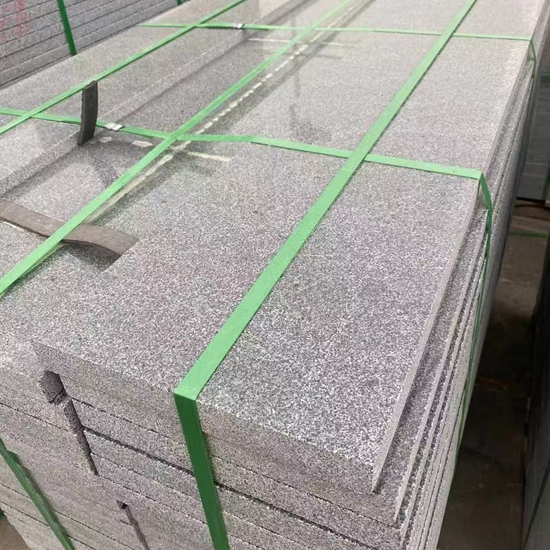 芝麻灰G633石材生产厂区实拍